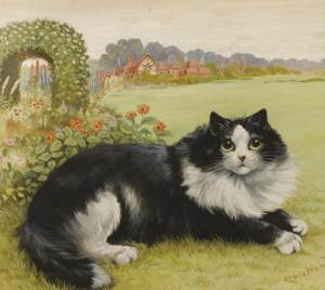 The Cat in his Garden
