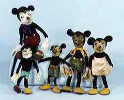 Mickey Mouse Toys from the 1930's.