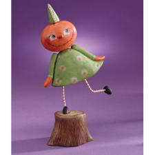 Pumpkin Child on Stump