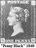 The Penny Black stamp