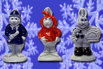 Wade Arthur Hare characters, PC GotcHare, The JestHare and Harestronaut